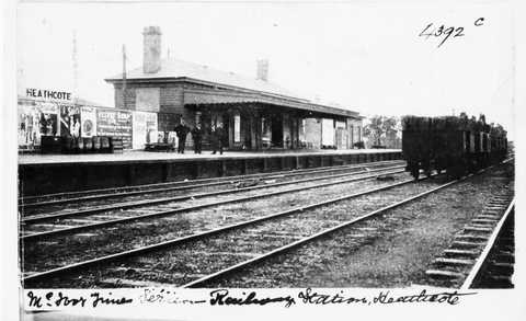 Heathcote Railway Station. 1907